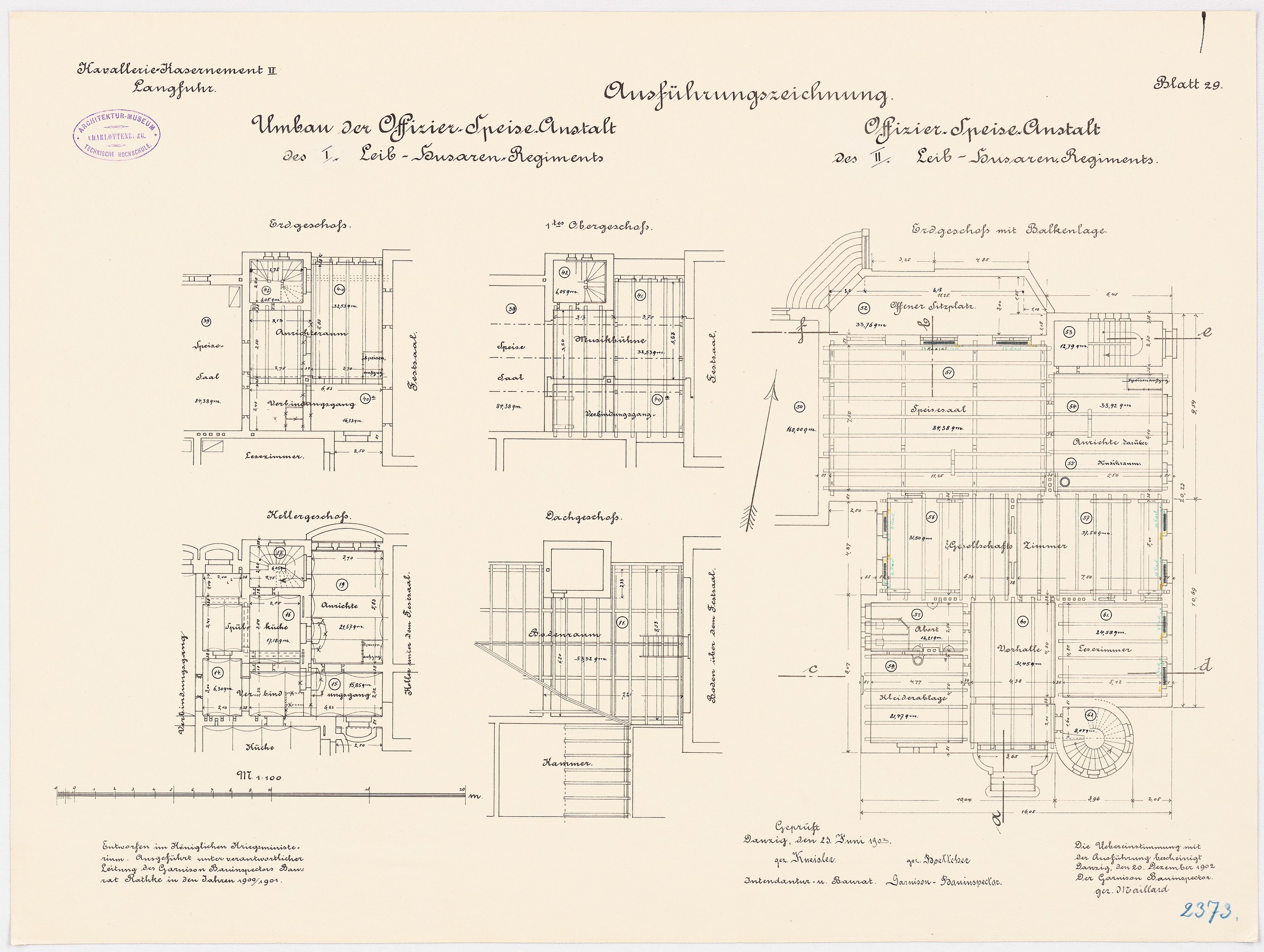 Ein detaillierter architektonischer Grundriss des ehemaligen Bundeskanzleramts in der Bundesrepublik Deutschland, der den Aufbau und Gestaltungselemente zeigt.